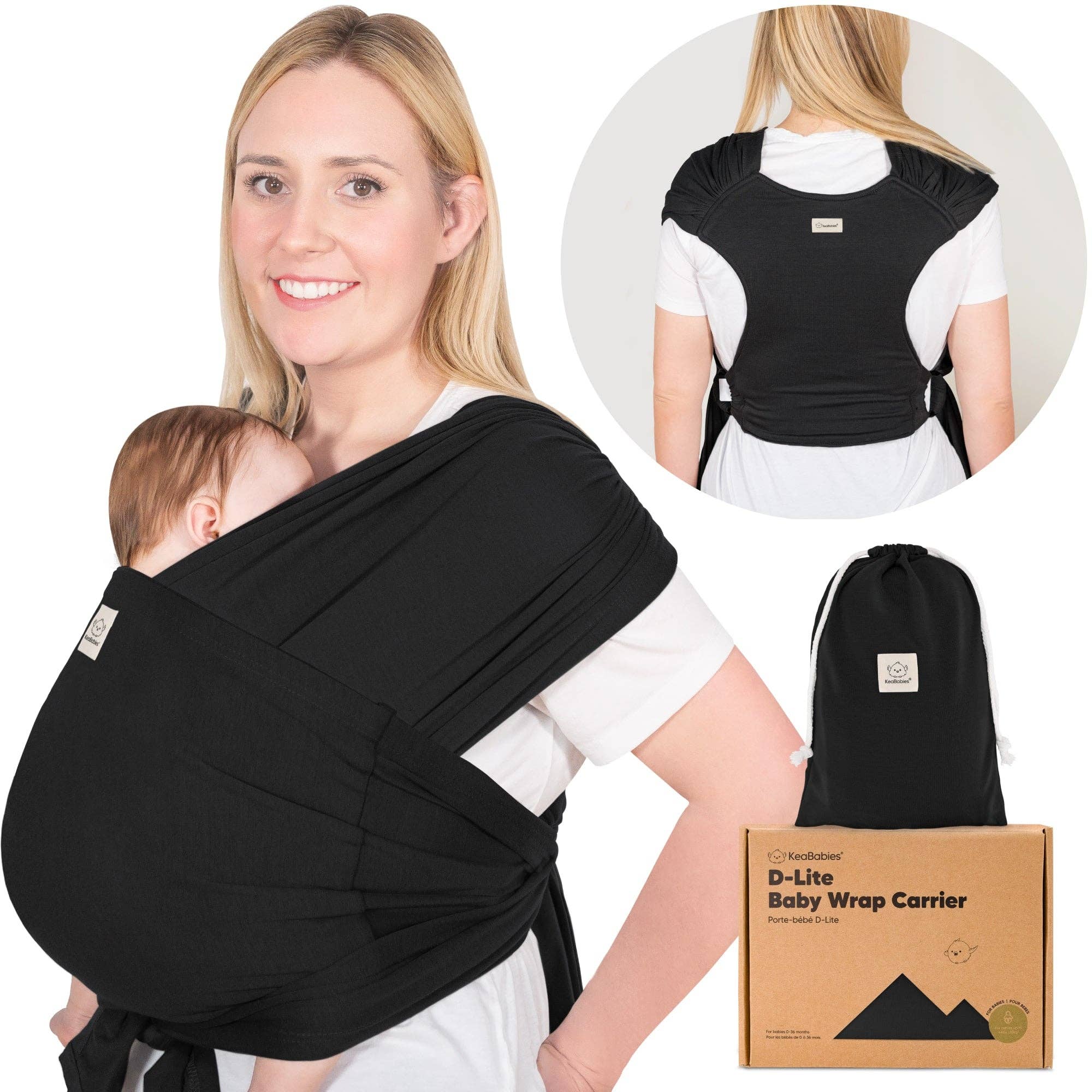 KeaBabies D-Lite Wrap Carrier