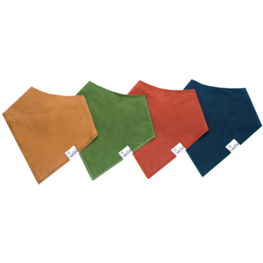 Copper Pearl Bibs 4-pack