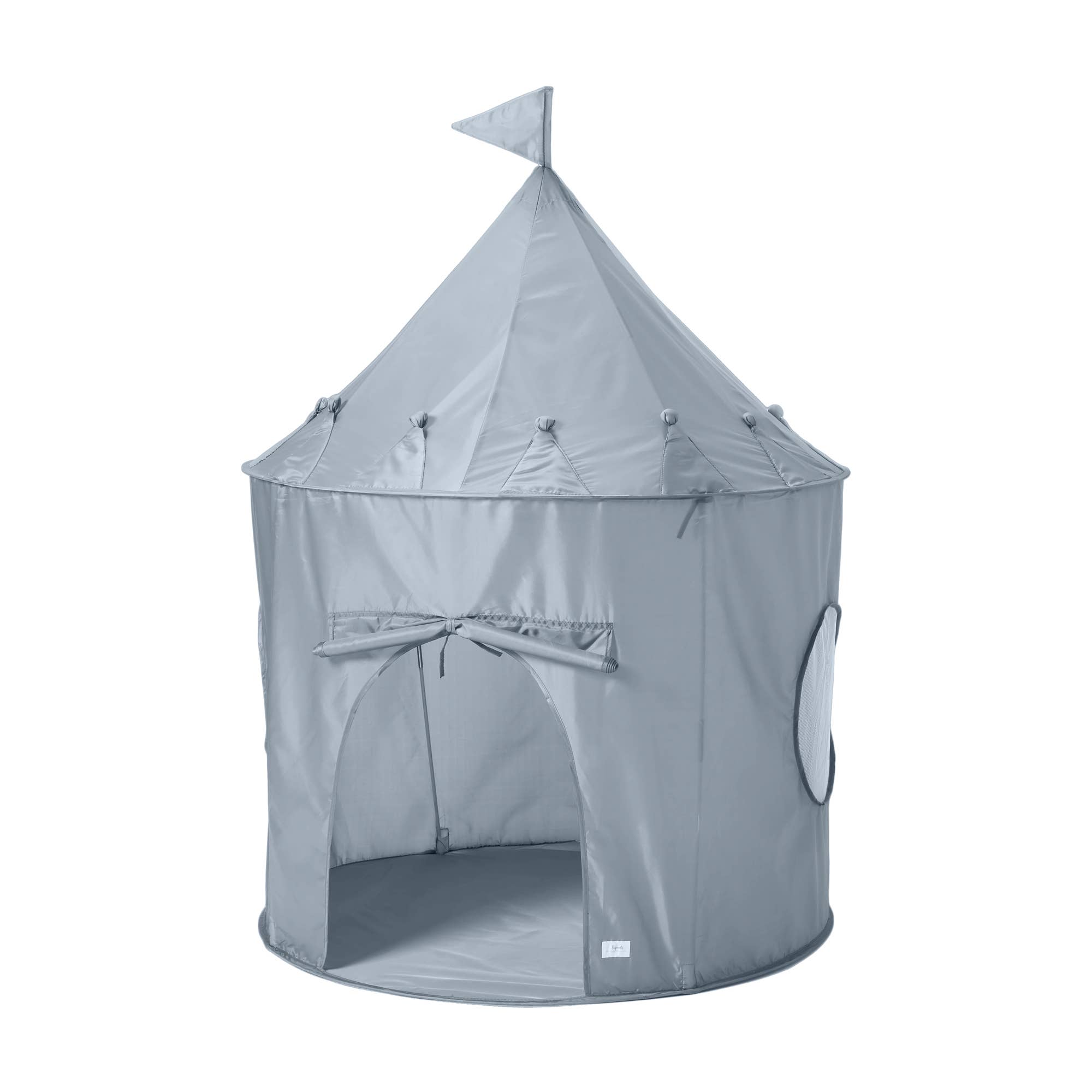 Recycled Fabric Play Tent Castle - Solid Colours