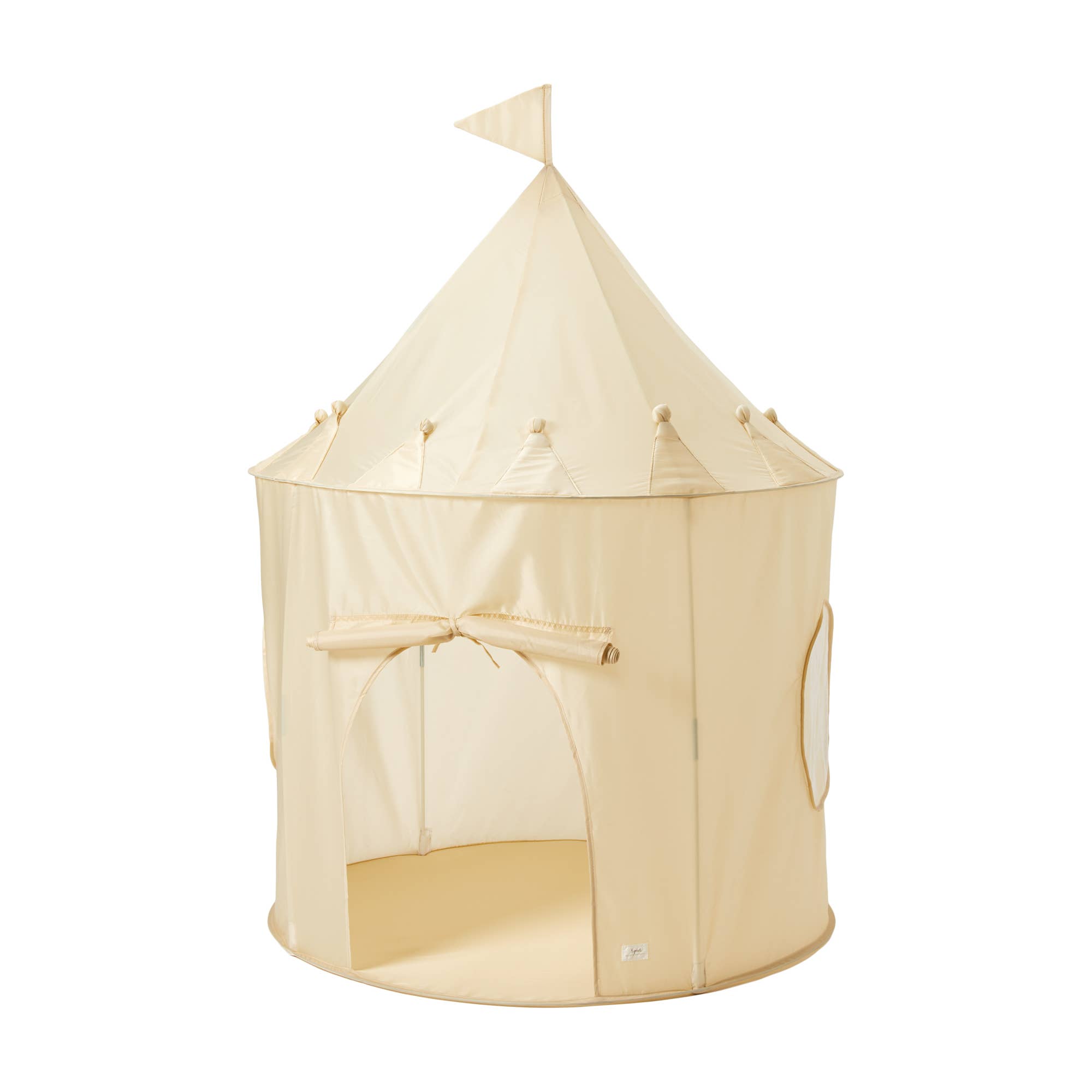 Recycled Fabric Play Tent Castle - Solid Colours