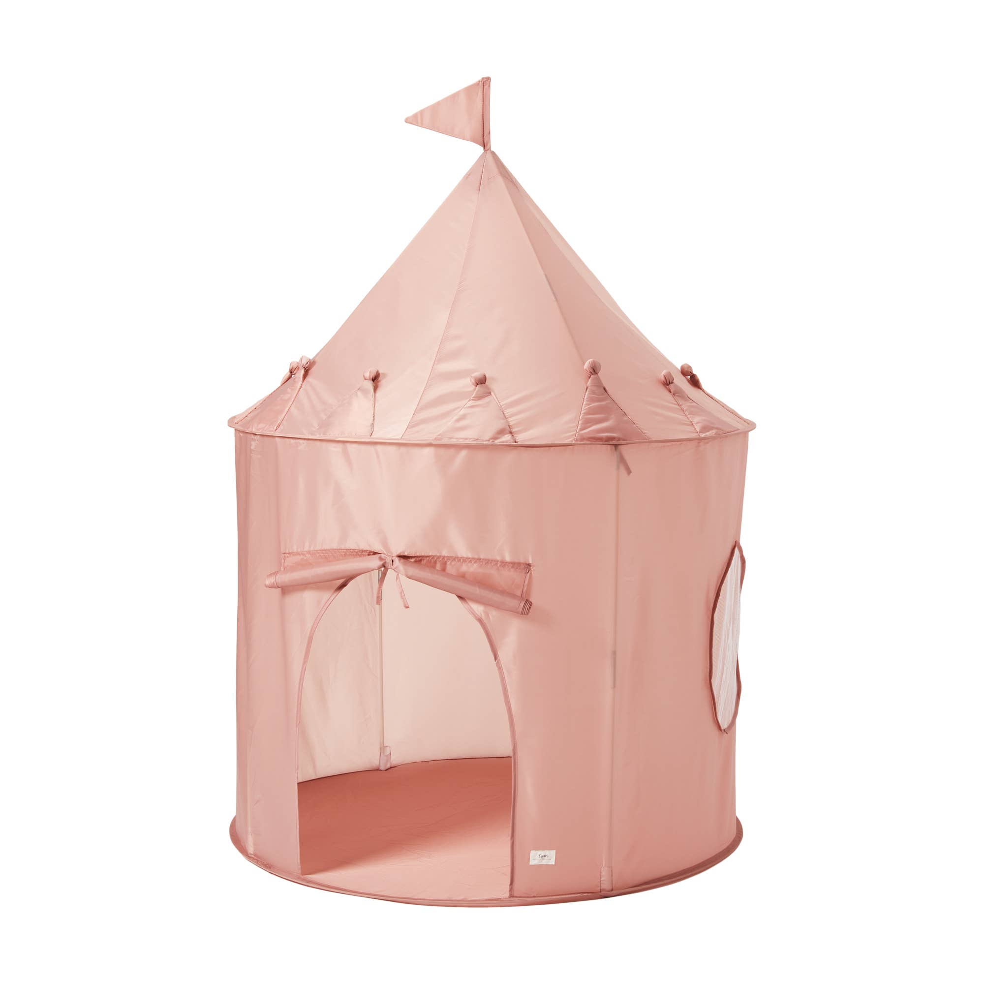 Recycled Fabric Play Tent Castle - Solid Colours