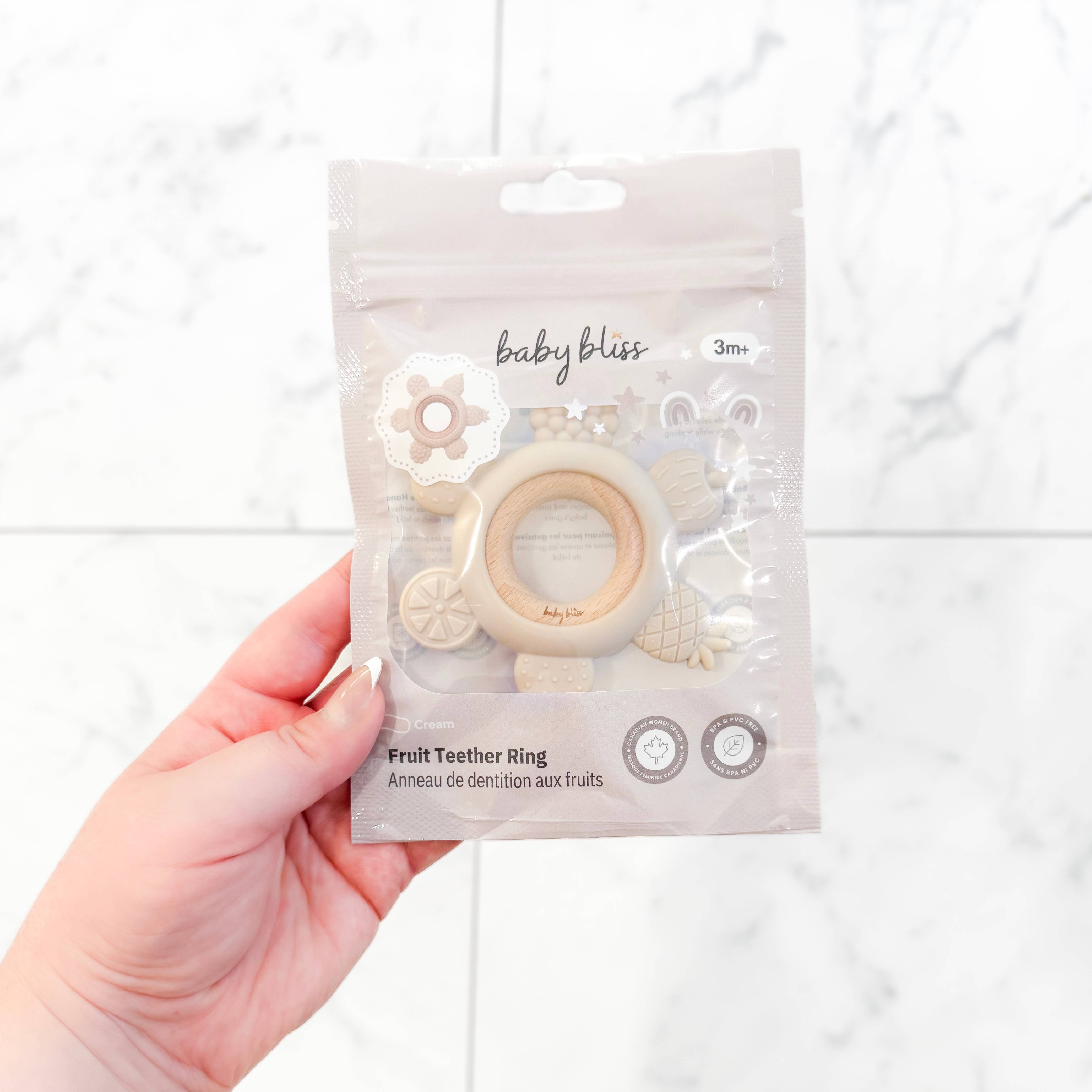 Baby Bliss Fruit Teether Ring